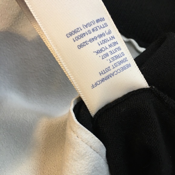 Rebekah Minkoff Leather Panel Sheer Sleeve Sweater Small - Picture 10 of 10